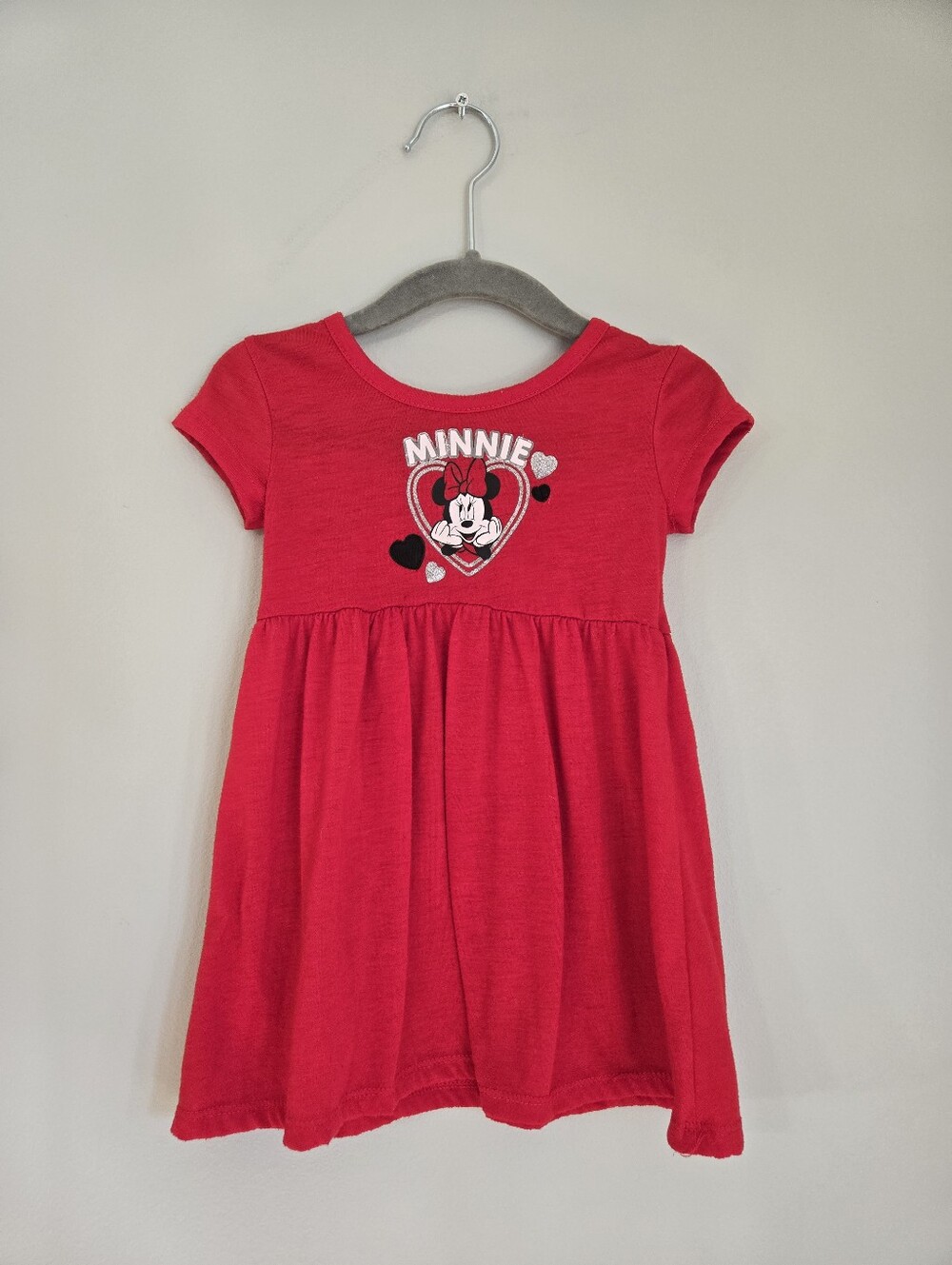 Disney Baby Minnie Mouse Red Dress Girls 18 Months